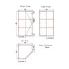 Picture of Wall Diagonal Corner Cabinet